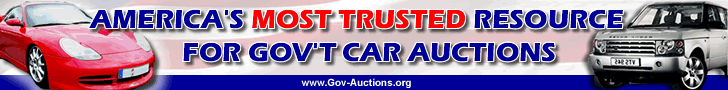 America's #1 Trusted Source to Gov't Car Auctions